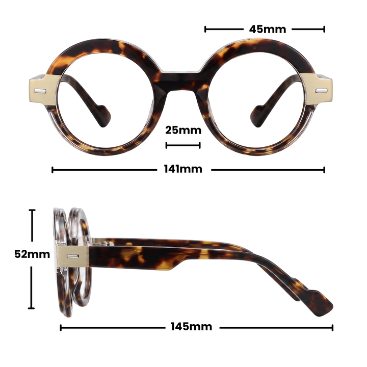 JAQUELINE ROUND | Tortoise Taupe