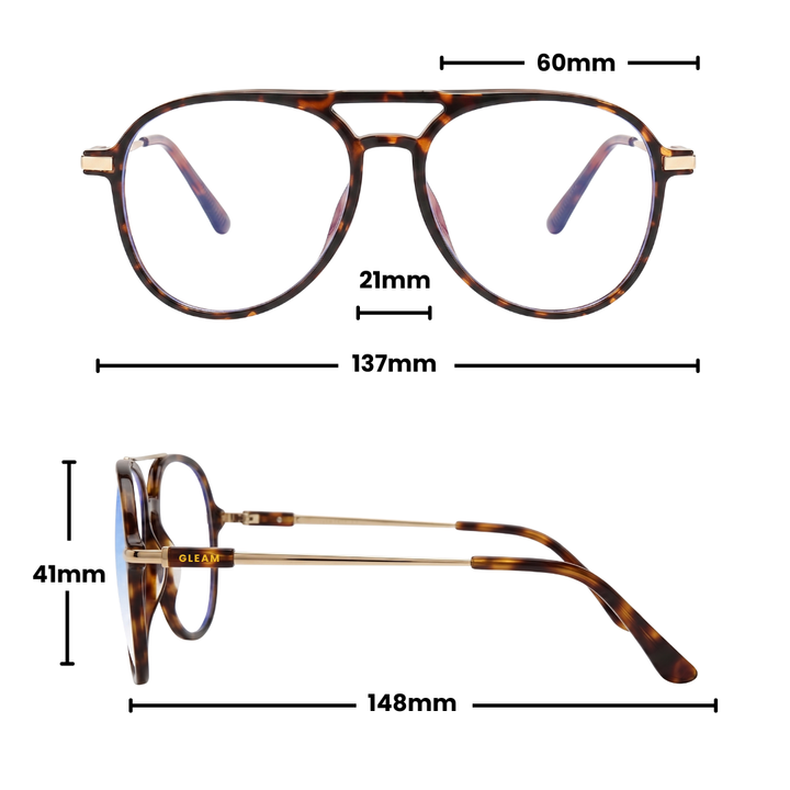 Gleam Eyewear | LADYS READERS | Brown Tortoise