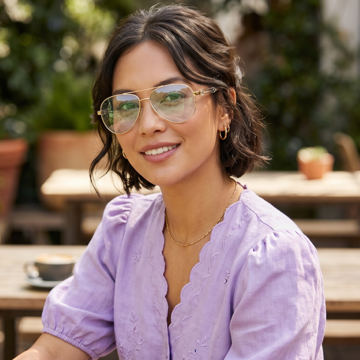 Gleam Eyewear | GLADYS READERS | Purple