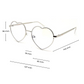 ROSA | Silver - Gleam Eyewear | Blue Light Blocking Glasses