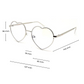 ROSA PRESCRIPTION | Silver - Gleam Eyewear | Blue Light Blocking Glasses