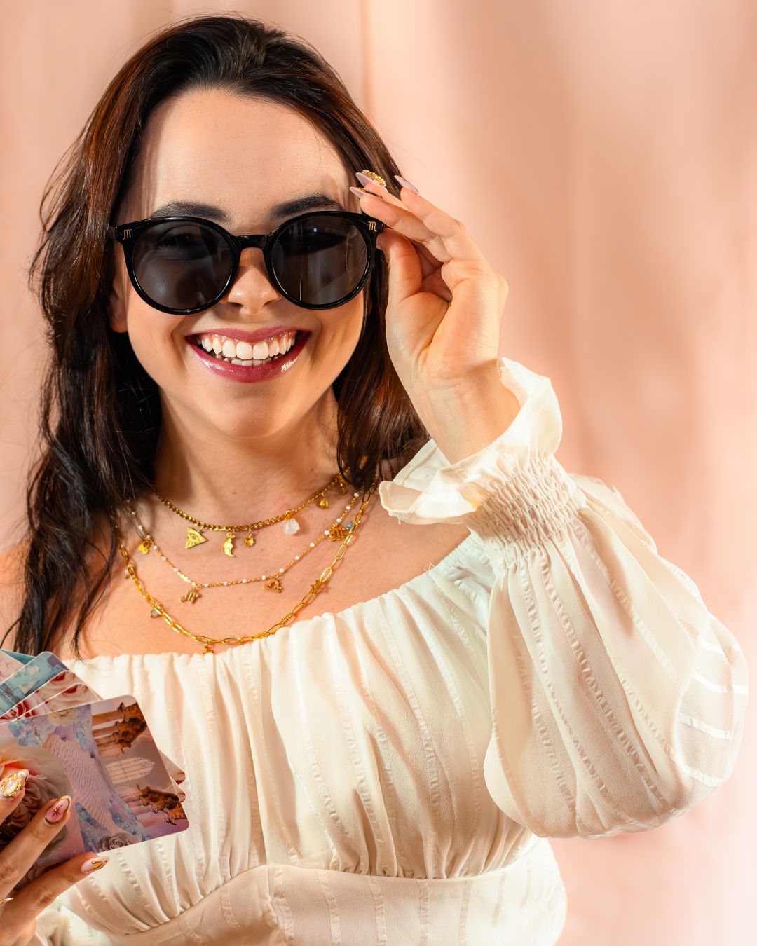 Zodiac Sunglasses | Scorpio Black – Gleam Eyewear | Blue