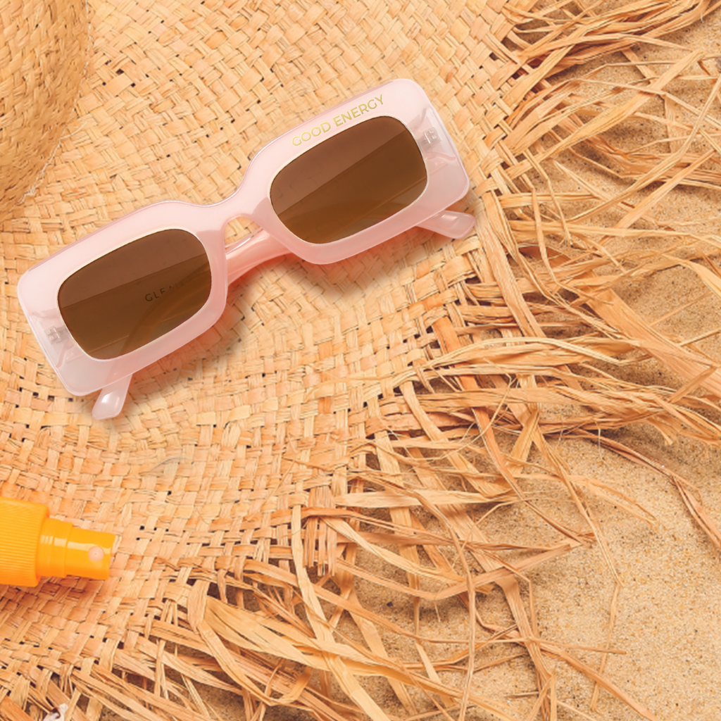 Good Energy Sunglasses | Pink -  Gleam Eyewear | Blue Light Blocking Glasses