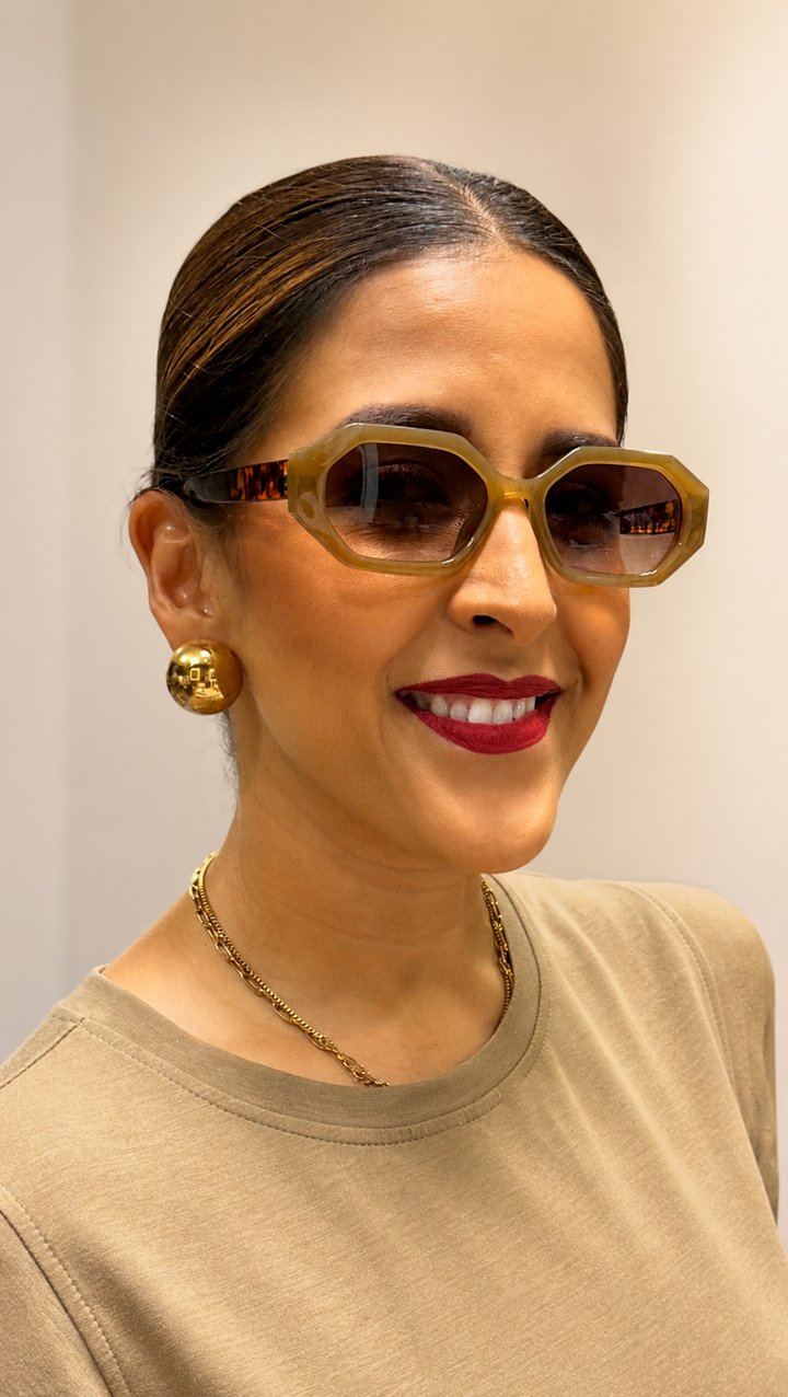 NINA SUNGLASSES | Honey Tortoise - Gleam Eyewear | UV Protection Sunglasses
