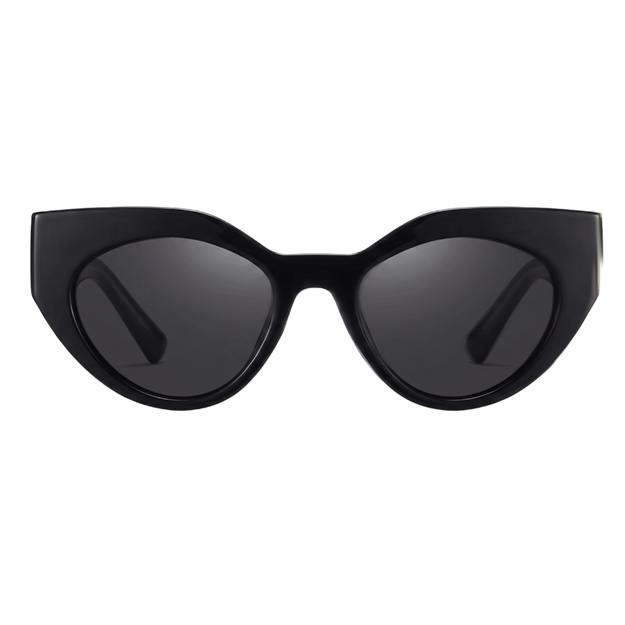 JAQUELINE CAT-EYE SUNGLASSES | Black - Gleam Eyewear | UV Protection Sunglasses