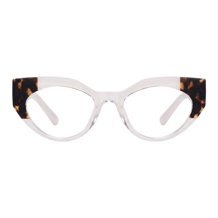 JAQUELINE CAT-EYE PRESCRIPTION | White Tortoise - Gleam Eyewear | Prescription Glasses