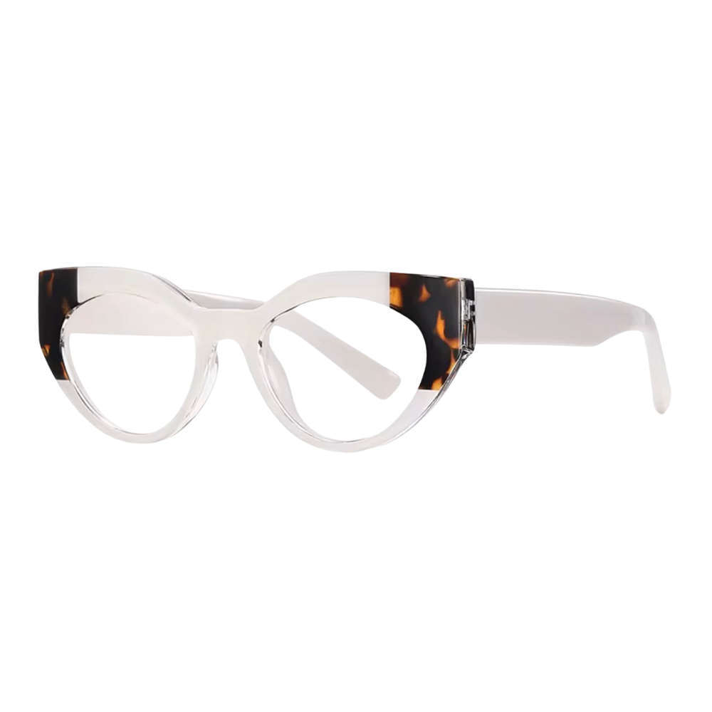 JAQUELINE CAT-EYE PRESCRIPTION | White Tortoise - Gleam Eyewear | Prescription Glasses