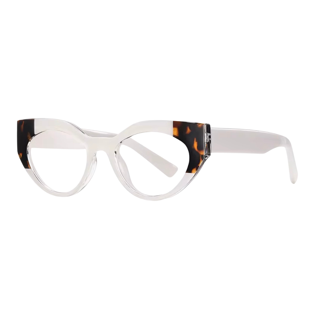 JAQUELINE CAT-EYE PRESCRIPTION | White Tortoise - Gleam Eyewear | Prescription Glasses