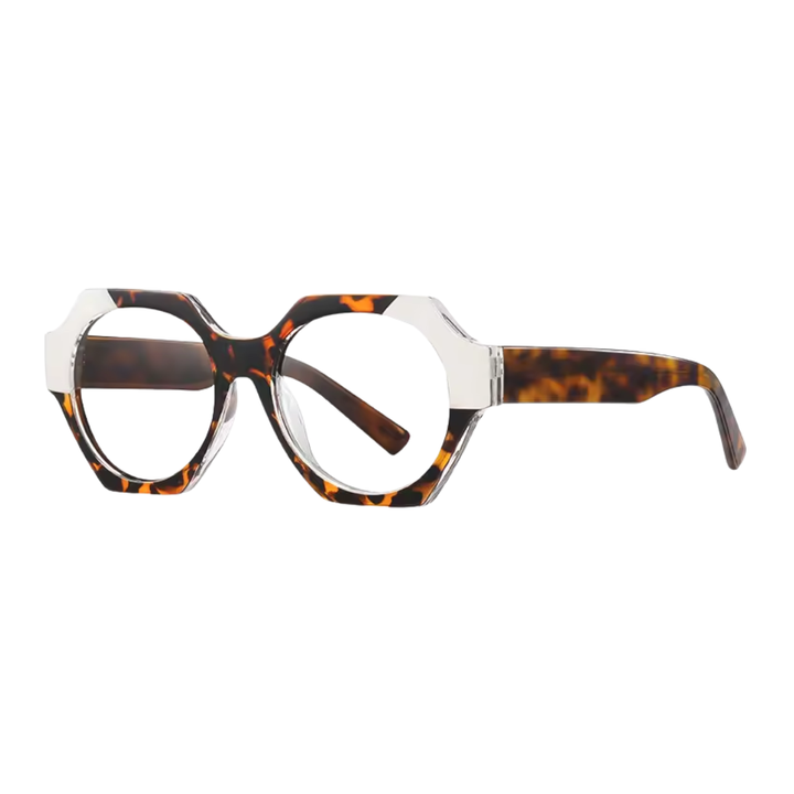 JAQUELINE GEOMETRIC | Tortoise White