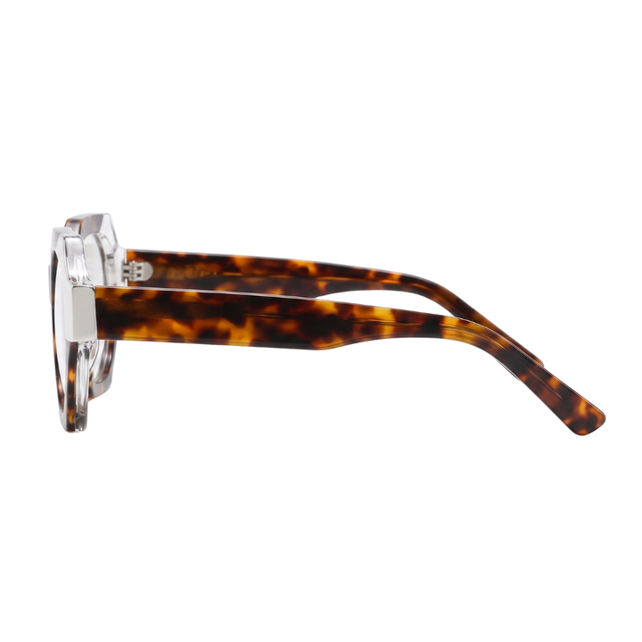 JAQUELINE GEOMETRIC | Tortoise White