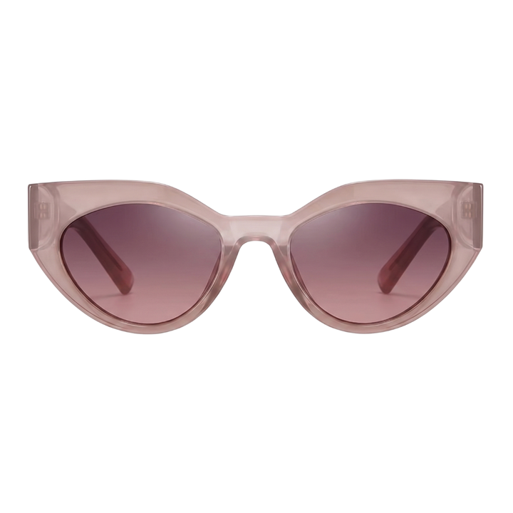 JAQUELINE CAT-EYE SUNGLASSES | Pink Taupe