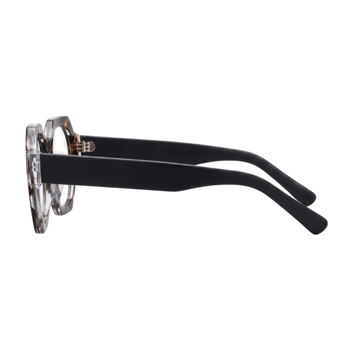 JAQUELINE GEOMETRIC PRESCRIPTION | Black Tortoise - Gleam Eyewear | Prescription Glasses