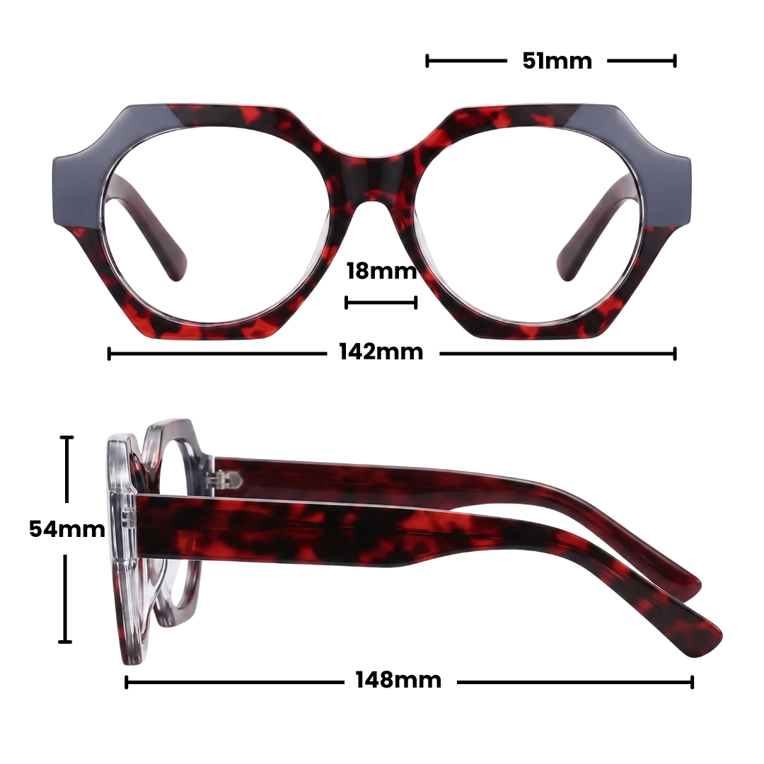 JAQUELINE GEOMETRIC | Red Tortoise