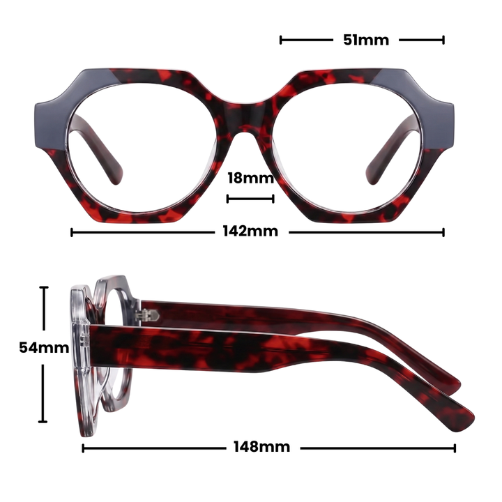 JAQUELINE GEOMETRIC | Red Tortoise