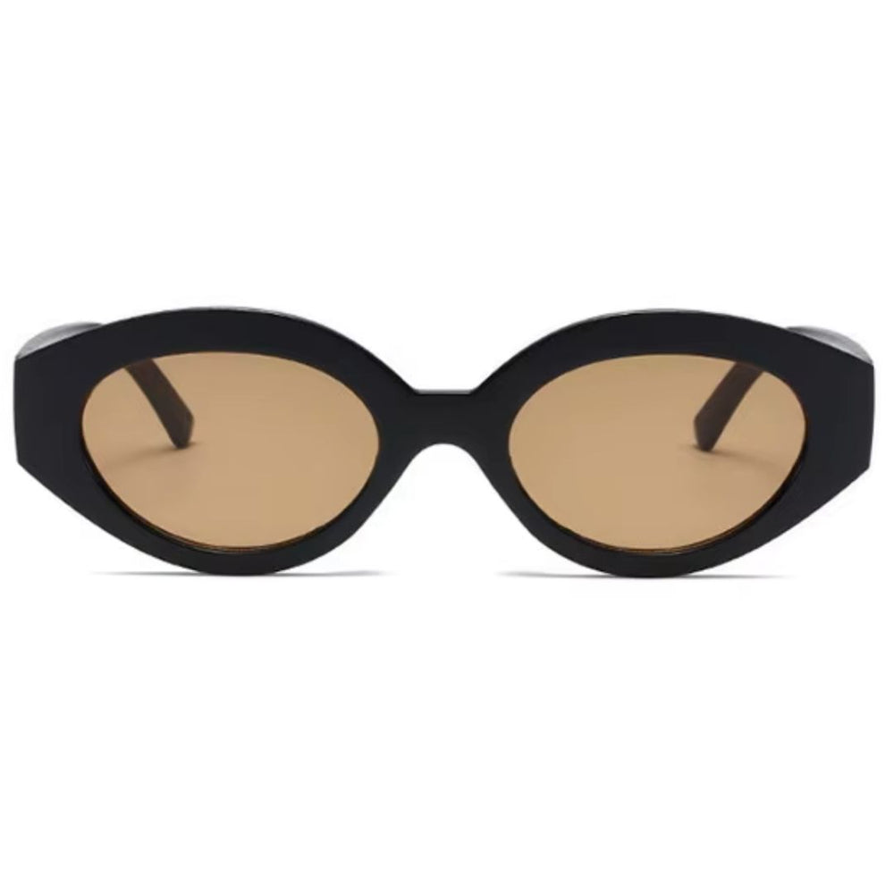 JosephineSunglasses_Black Tan Lens Front