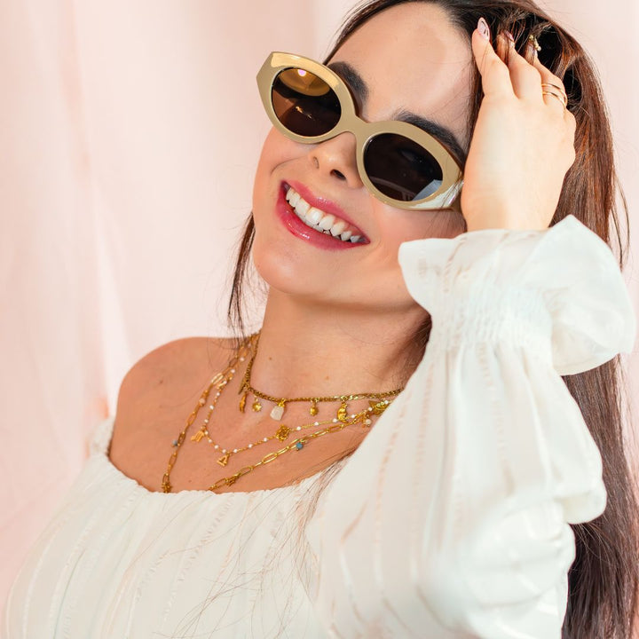 Josephine Sunglasses | Tan Latte
