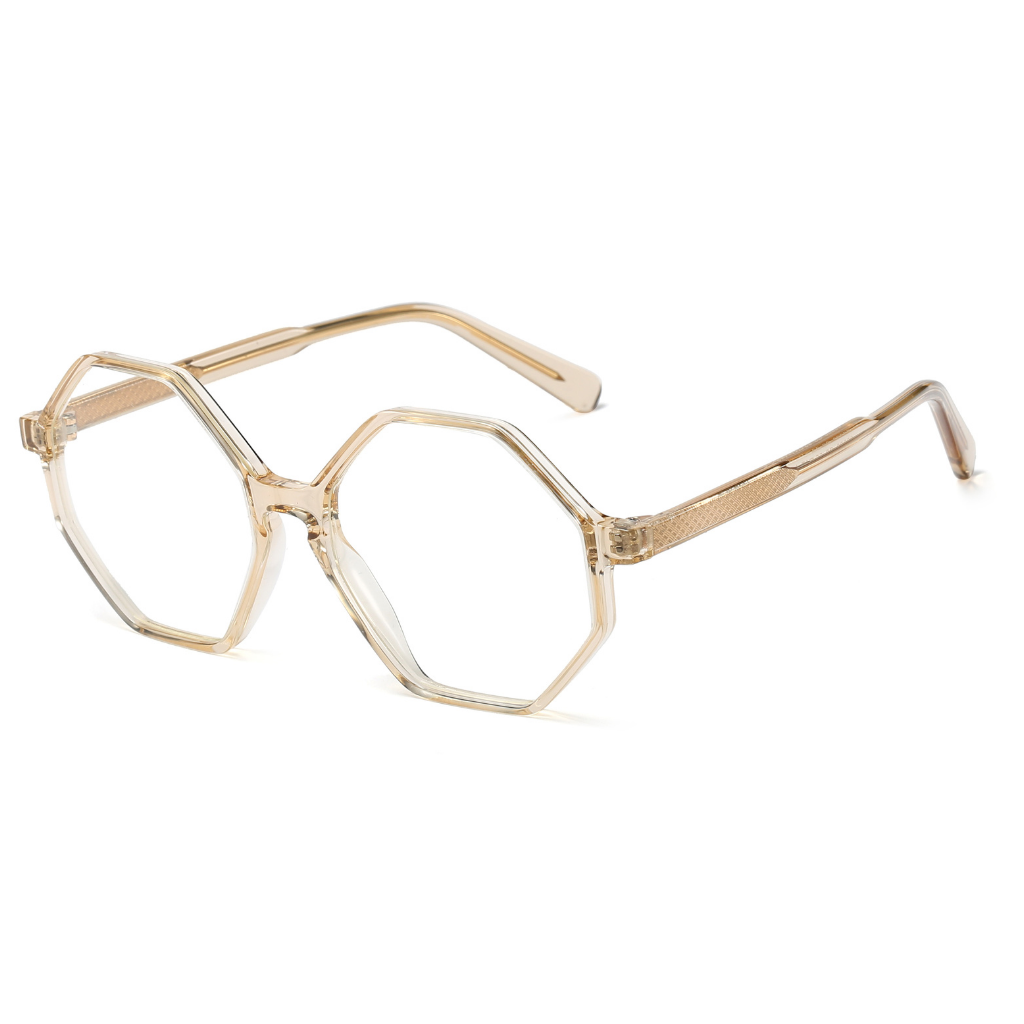 MAE I Champagne - Gleam Eyewear | Blue Light Blocking Glasses