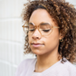 MAE I Champagne - Gleam Eyewear | Blue Light Blocking Glasses