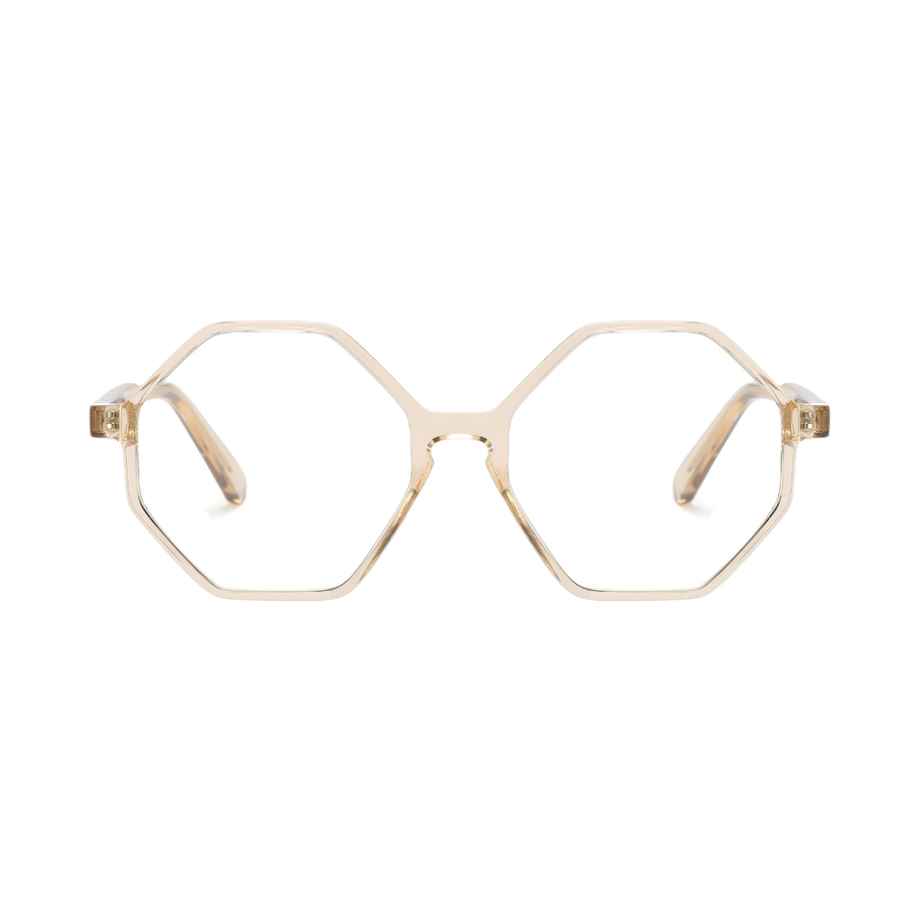 MAE I Champagne - Gleam Eyewear | Blue Light Blocking Glasses