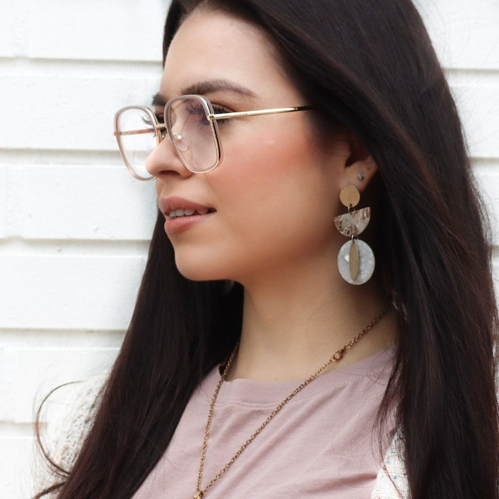 MALALA | Mauve - Gleam Eyewear | Blue Light Blocking Glasses