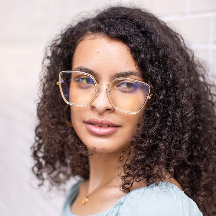 NELLIE I Clear - Gleam Eyewear | Blue Light Blocking Glasses