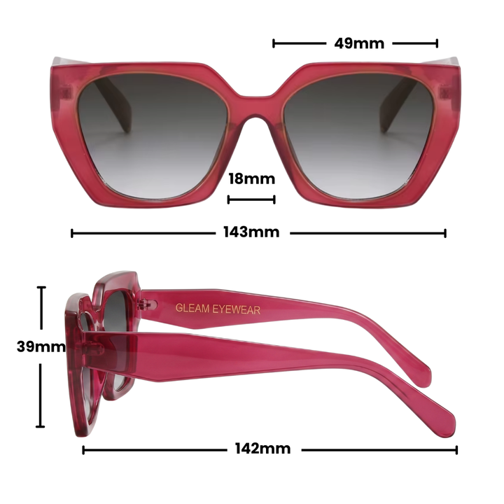RITA Sunglasses | Berry