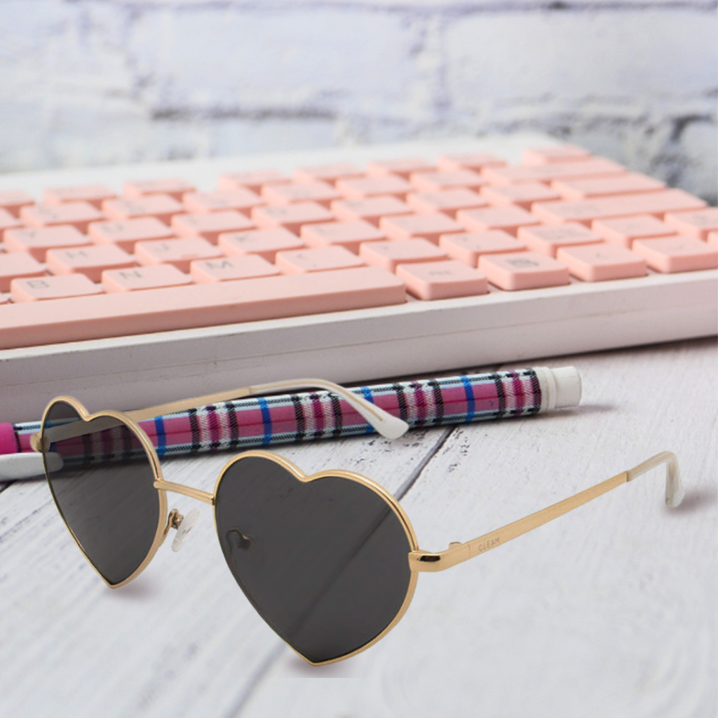 ROSA SUNGLASSES Black Gleam Eyewear Blue Light