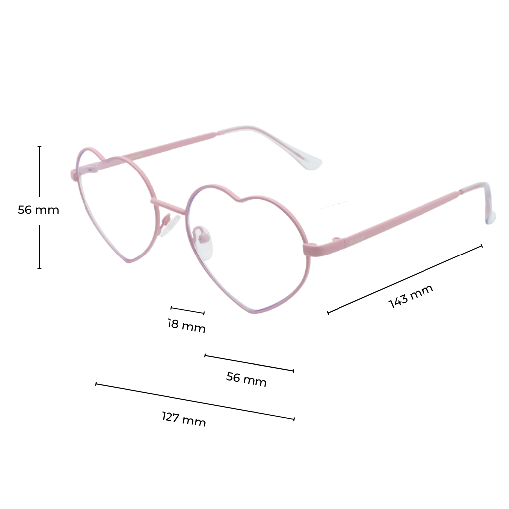 ROSA PRESCRIPTION | Pink - Gleam Eyewear | Blue Light Blocking Glasses