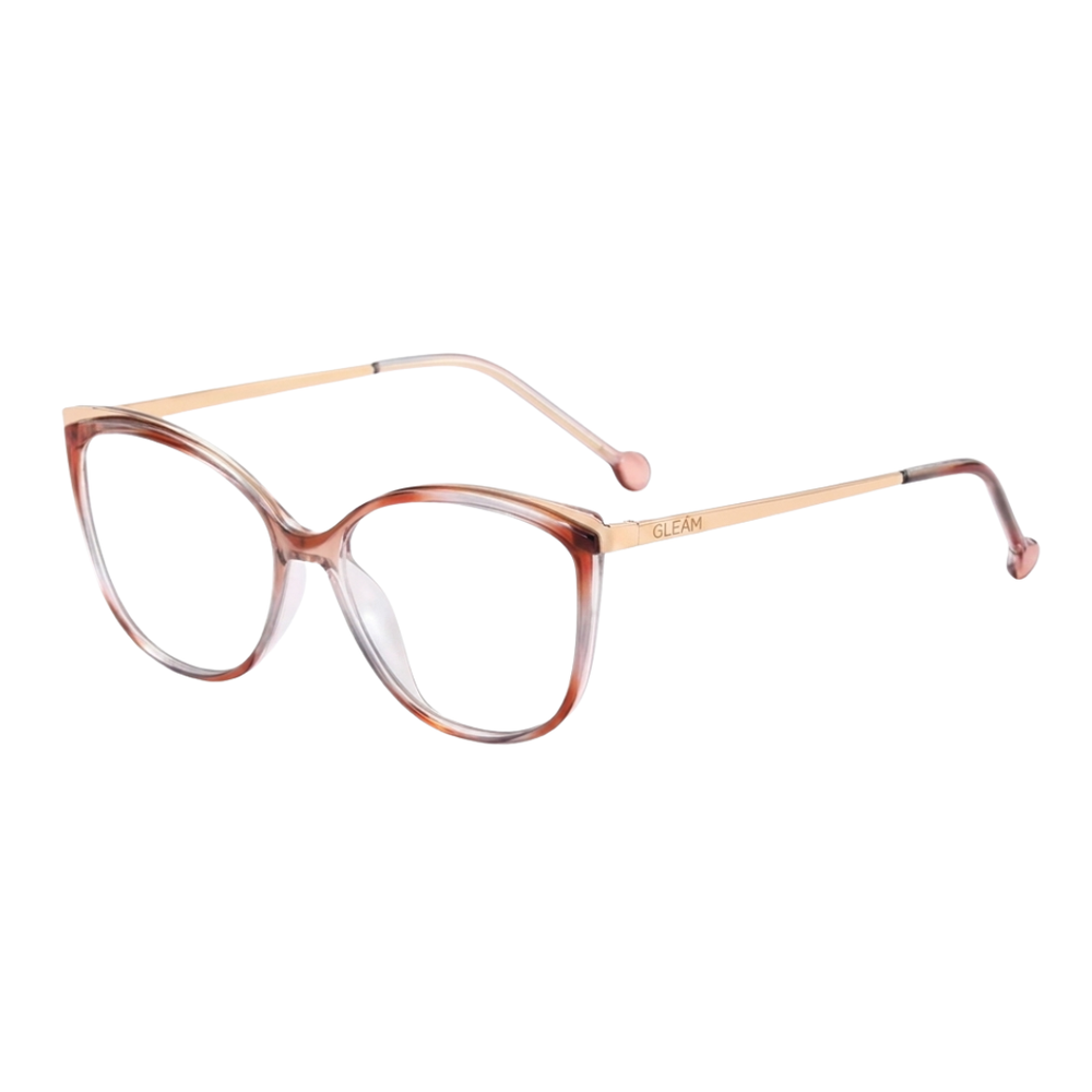 SONIA PRESCRIPTION | Rust Gray - Gleam Eyewear | Prescription Glasses