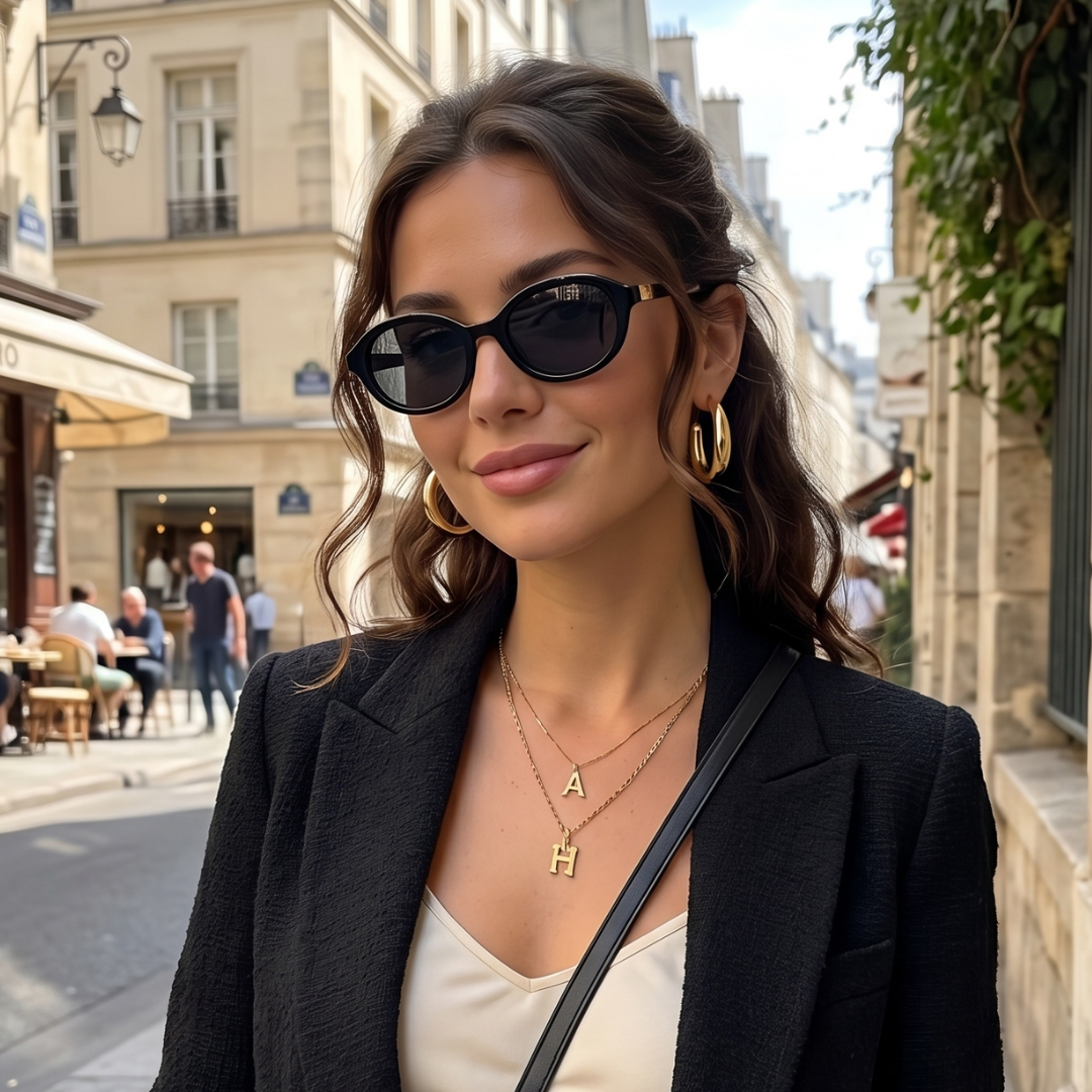 Gleam Eyewear | SOPHIA SUNGLASSES | Black