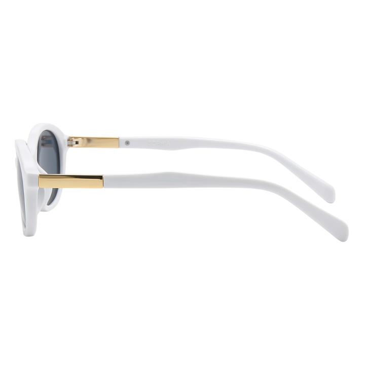 Gleam Eyewear | SOPHIA SUNGLASSES | White