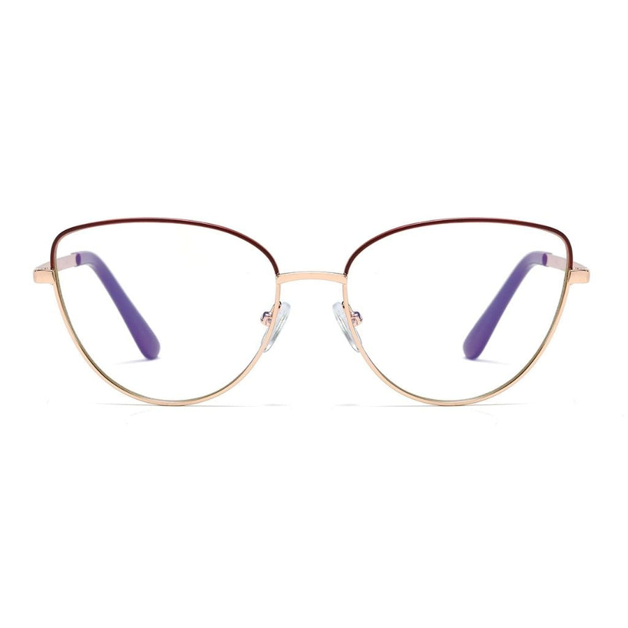 SHIRLEY | Wine - Gleam Eyewear | Blue Light Blocking Glasses