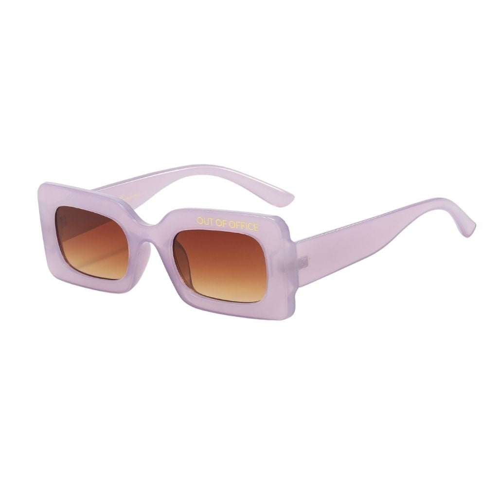Out of Office Sunglasses | Purple - Gleam Eyewear | Blue Light Blocking Glasses