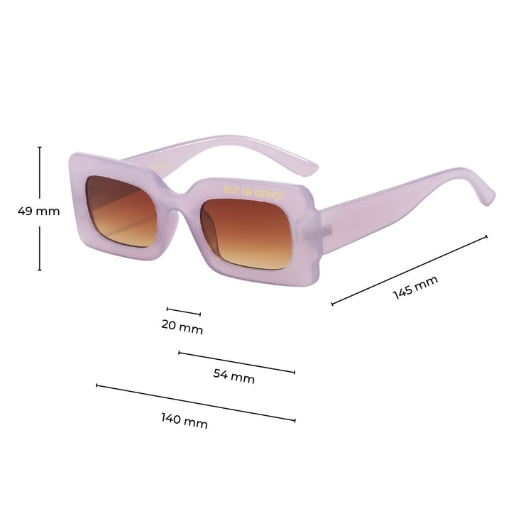 Out of Office Sunglasses | Purple - Gleam Eyewear | Blue Light Blocking Glasses