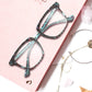 ELLA | Teal Tortoise - Gleam Eyewear | Blue Light Blocking Glasses