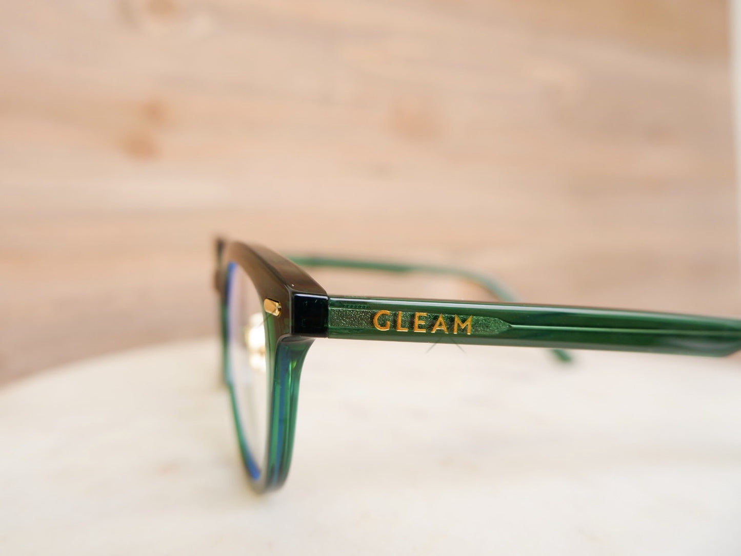 KATHERINE | Green - Gleam Eyewear | Blue Blocking Glasses