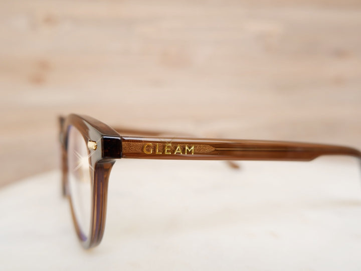 KATHERINE | Brown - Gleam Eyewear | Blue Blocking Glasses