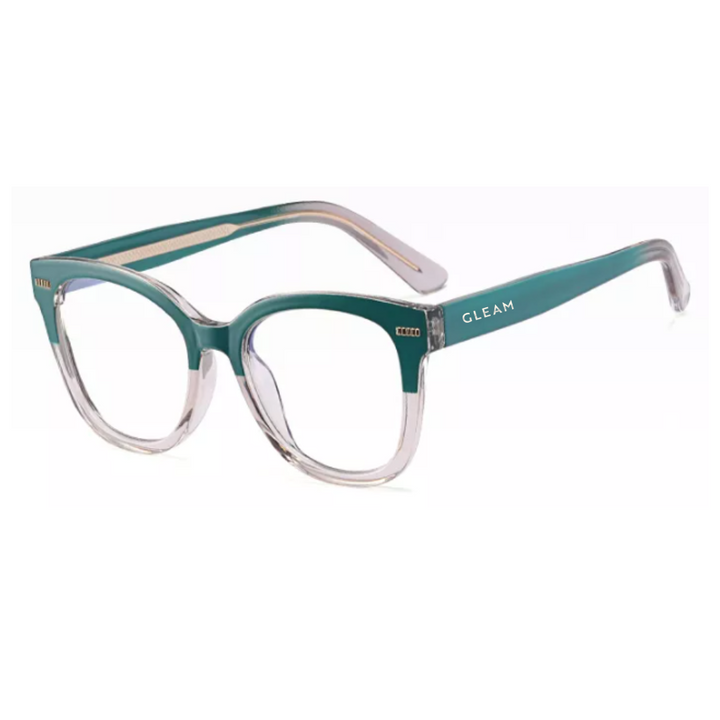 Teal Blue Light-Blocking Sunglasses in Auxiliary View