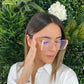 DOROTHY | Blush - Gleam Eyewear | Blue Light Blocking Glasses