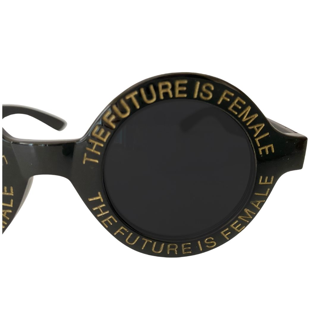 Future Is Female Sunglasses | Black - Gleam Eyewear | Blue Light Blocking Glasses