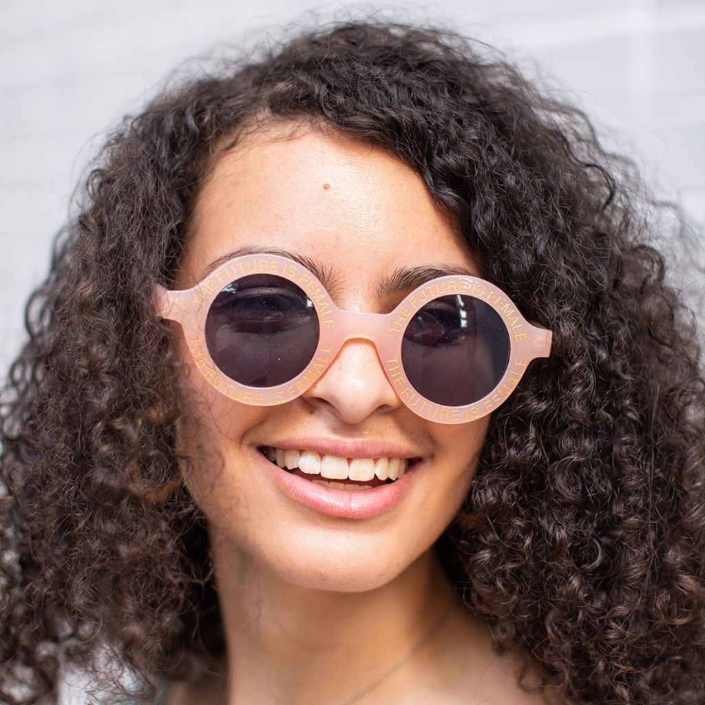 Future Is Female Sunglasses | Blush - Gleam Eyewear | Blue Light Blocking Glasses