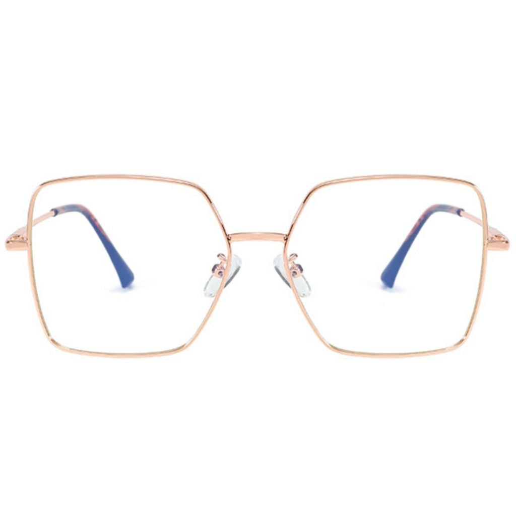 GLORIA | Rose Gold - Gleam Eyewear | Blue Light Blocking Glasses