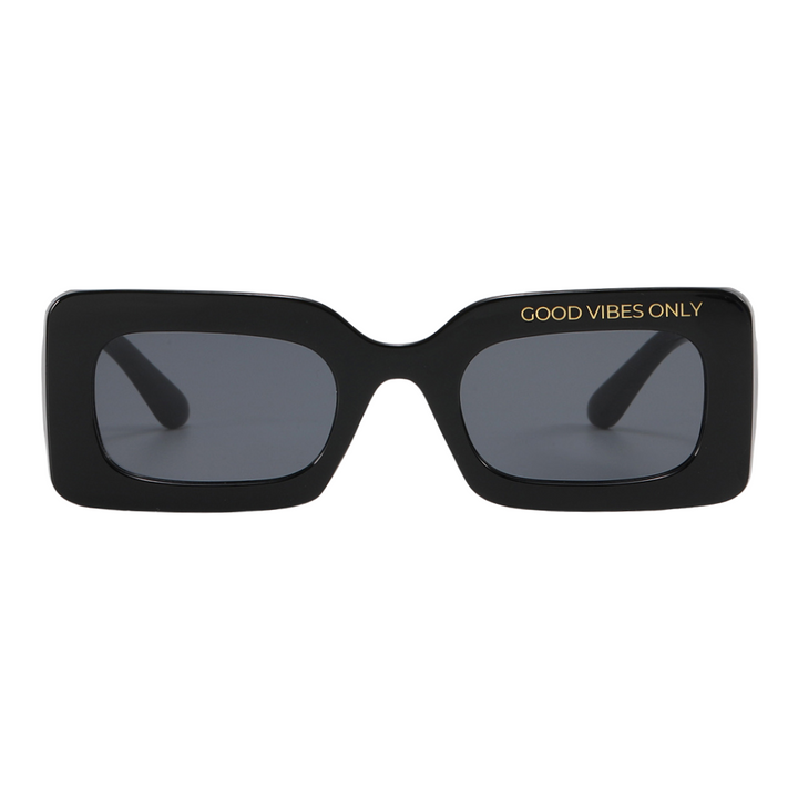 Good Vibes Sunglasses | Black - Gleam Eyewear | Blue Light Blocking Glasses