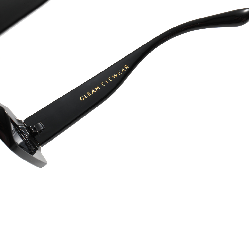 Good Vibes Sunglasses | Black - Gleam Eyewear | Blue Light Blocking Glasses