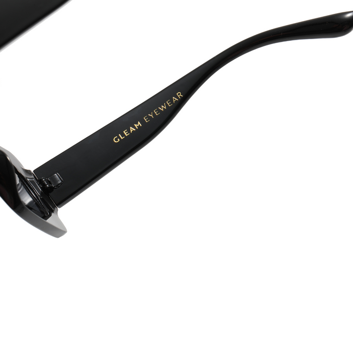 Good Vibes Sunglasses | Black - Gleam Eyewear | Blue Light Blocking Glasses