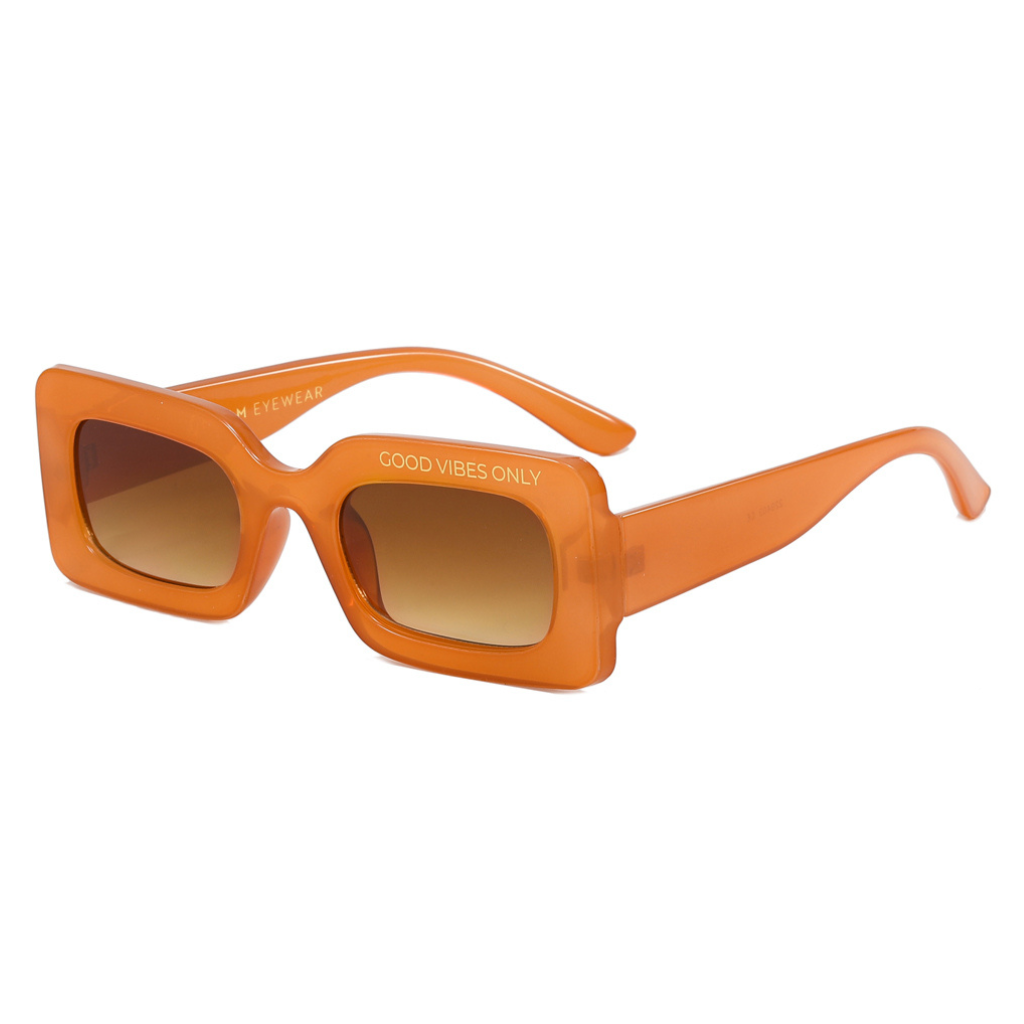 Good Vibes Sunglasses | Caramel - Gleam Eyewear | Blue Light Blocking Glasses