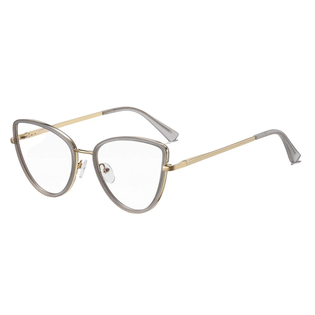 HEDY | Gray - Gleam Eyewear | Blue Light Blocking Glasses