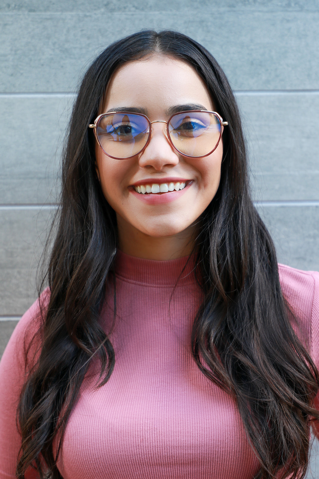 MAYA | Coffee - Gleam Eyewear | Blue Blocking Glasses