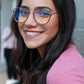 MAYA | Coffee - Gleam Eyewear | Blue Blocking Glasses