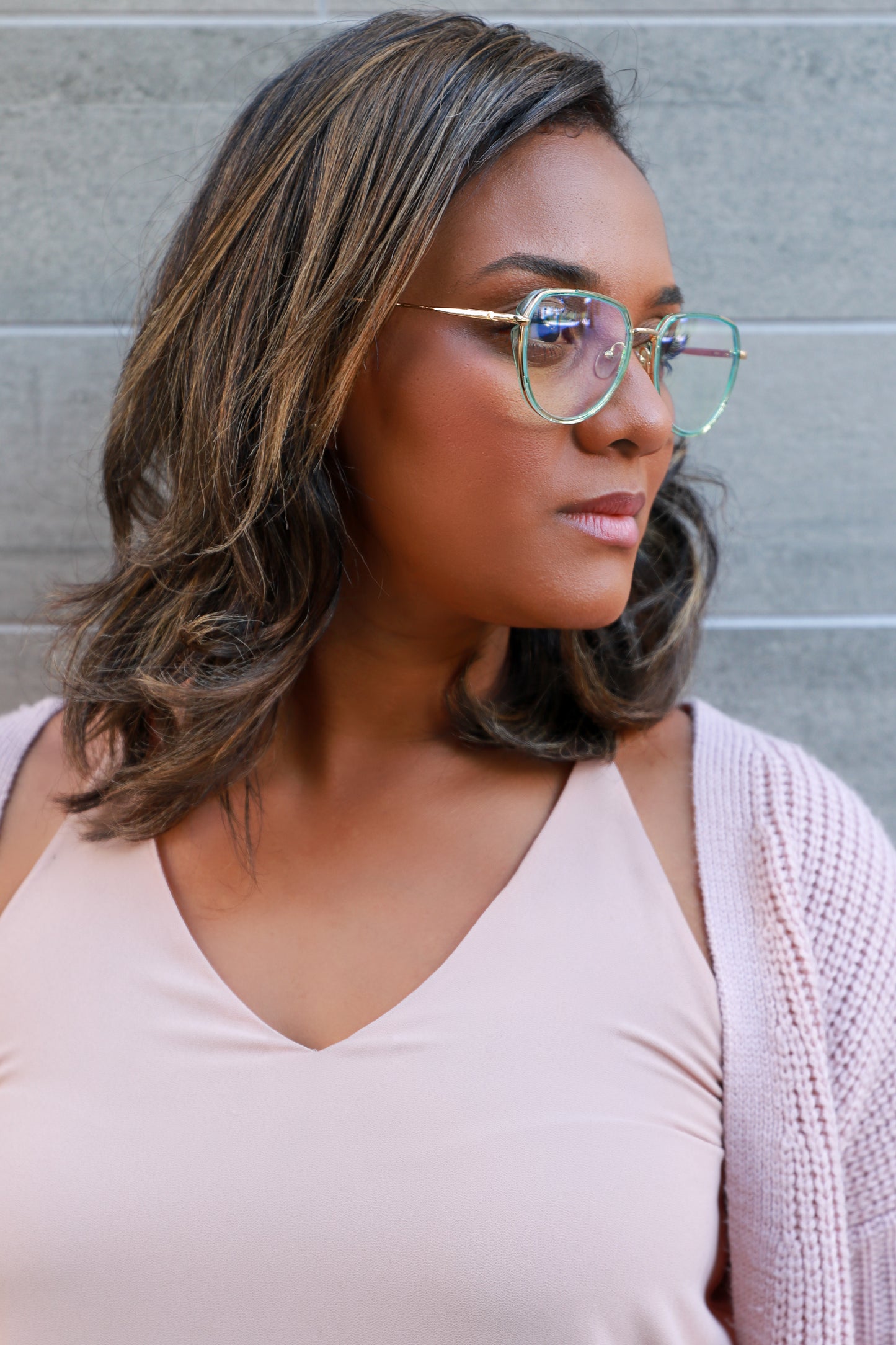 MAYA | Mint - Gleam Eyewear | Blue Blocking Glasses